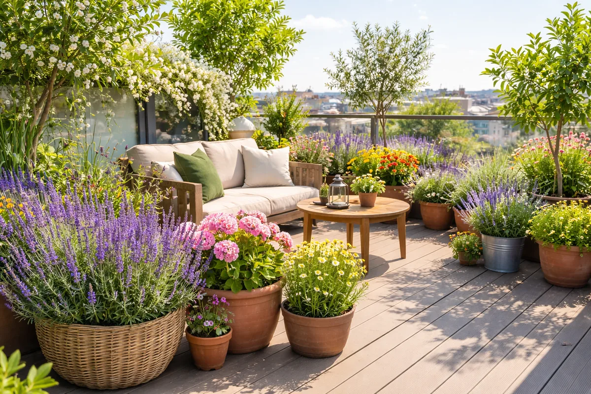 Comment bien choisir les plantes pour un jardin en terrasse